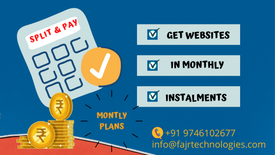monthly installment website package