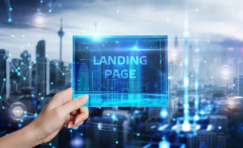 top landing page design company
